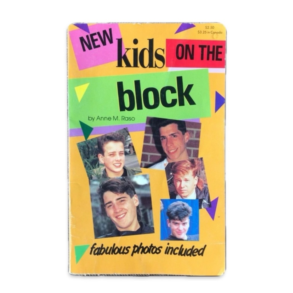 New Kids on the Block vintage book